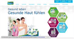 Desktop Screenshot of cetaphil.de