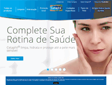 Tablet Screenshot of cetaphil.com.br