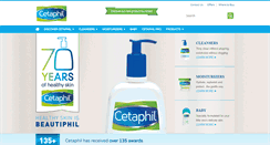 Desktop Screenshot of cetaphil.com
